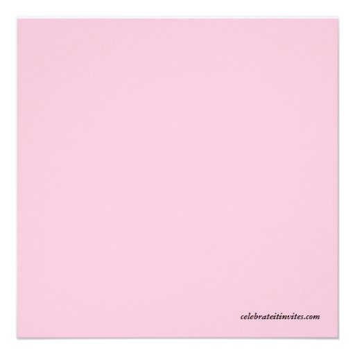 Pink Zebra Baby Shower Invitation