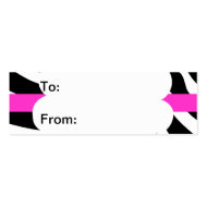 Pink Zebra zazzle_profilecard