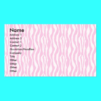 Pink Zebra business cards