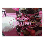 Pink /Zebra Cupcakes Las Vegas PARTY Card