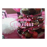 Pink /Zebra Cupcakes Las Vegas PARTY Card