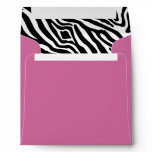 Pink Zebra Envelope