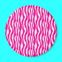 Pink Zebra magnets