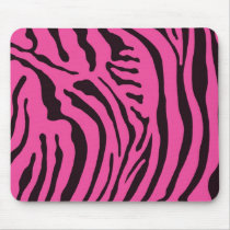 Pink Zebra mousepads