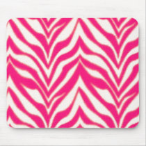 Pink Zebra mousepads by christigmc Pink Zebra mousepads