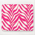 Pink Zebra Mouse Pad