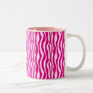 Pink Zebra mug