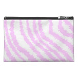 Pink Zebra Print, Animal Pattern. Travel Accessories Bags