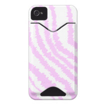 Pink Zebra Print, Animal Pattern. Id Iphone 4 Case