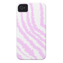 Pink Zebra Print, Animal Pattern. Case-Mate iPhone 4 Case