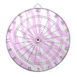 Pink Zebra Print, Animal Pattern. Dartboard