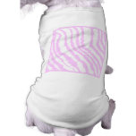 Pink Zebra Print, Animal Pattern. Doggie T Shirt
