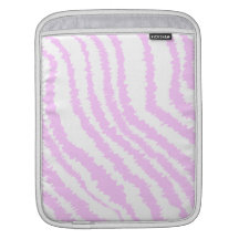 Pink Zebra Print, Animal Pattern. Sleeves For iPads
