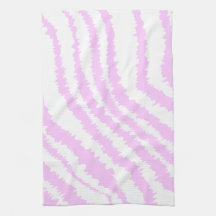 Pink Zebra Print, Animal Pattern. Kitchen Towel