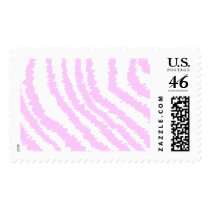 Pink Zebra Print, Animal Pattern. Stamps