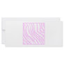 Pink Zebra Print, Animal Pattern. Full Color Rack Card