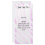 Pink Zebra Print, Animal Pattern. Custom Rack Cards