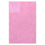 Pink Zebra Print, Animal Pattern. Customized Stationery