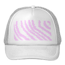 Pink Zebra Print, Animal Pattern. Trucker Hat