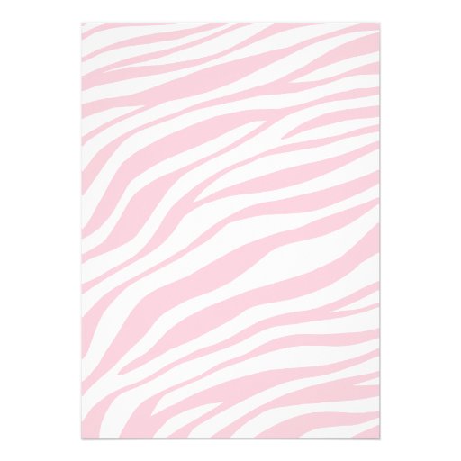 Pink Zebra Print Sweet 16 Birthday Invitations