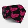 Pink Zebra Rabbit Necktie
