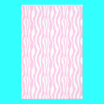 Pink Zebra stationery
