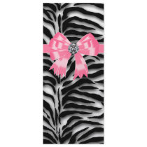 Pink Zebra Wedding Event Program Template Custom Announcements