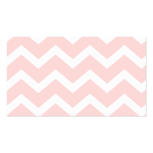 Pink Zig Zag Chevron Pattern Calling Cards Business Card Templates (back side)