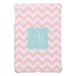 Pink Zigzag Monogram Case For The iPad Mini