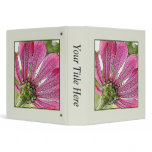 Pink Zinnia reaching for the sky binders