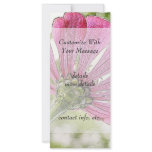 Pink Zinnia reaching for the sky Rack Cards