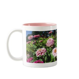 Pink Zinnias Mug mug
