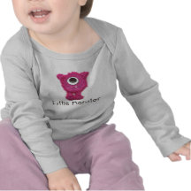 Pink Zippy Little Monster Long-Sleeve Tee