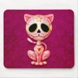 Pink Zombie Sugar Kitten Mouse Pad