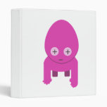 pink zombie walking dead 3 ring binder