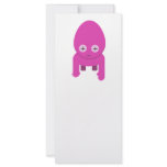 pink zombie walking dead full color rack card