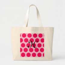 Pinkalicious Dots Tote Bags