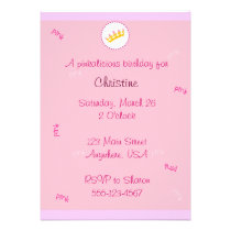 Pinkalicious invitation invitations