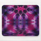 Pinkana Visionary Fractal Art Mousepad