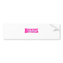 pinkbrewerlogo.png bumper sticker