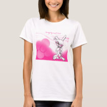 PinkBunny, Naughty and Nice t-shirts by illicitdolphin PinkBunny, Naughty and Nice t-shirts