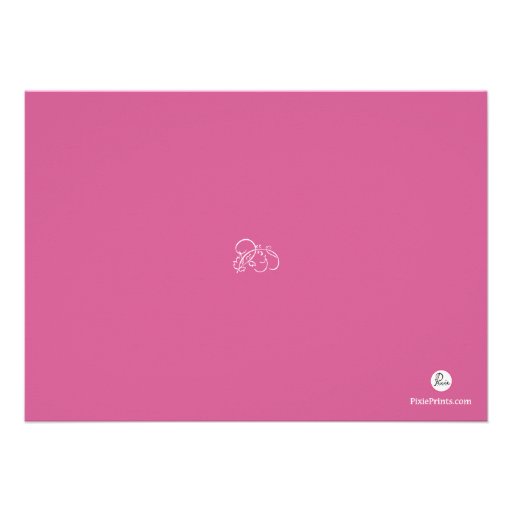 Pinkest Pink Photo Invitation