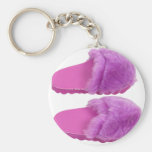 PinkFuzzySlippers030310 Keychains