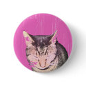 pinkice, cat buttons by jenniekurono pinkice, cat buttons