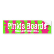 Pinkie Bumper Sticker bumper stickers