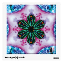 “Pinkie” Kaleidoscope “PixPane(TM)” Wall Decal
