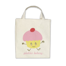 Pinkie's Bakery Cupcake Canvas Bag