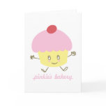 Pinkie's Bakery Cupcake Greeting Card