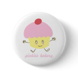 Cupcake Logo for Pinkie's Bakery SF Pinkie's Bakery Cupcake Pin
