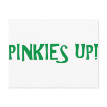 PINKIES GREEN postcards